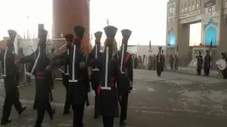 The first-ever flag-lowering ceremony at The Friendship Gate at the Pak-Afghan border
