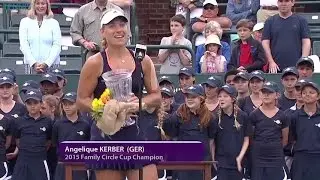 Angelique Kerber 2015 Family Circle Cup Final Speech