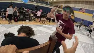 POW Percussion 2023 visual ensemble headcam
