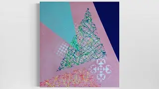 Abstract geometry art tutorial