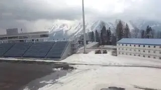 Роза Хутор, Канатная дорога Газпрома.  Rose Farm, Cableway Gazprom.