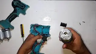 Cara mengganti dinamo bor cordless NRT-PRO DC 340