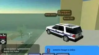 Second Life: Driving off roof when...