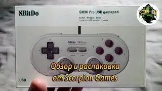 Геймпад 8bitDo SN30 Pro USB. Распаковка и обзор ретро геймпада.