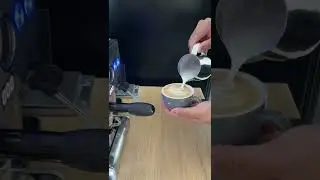Morning coffee routine - Making coffee at home - Hot flat white with rosetta latte art ✌🏻✨