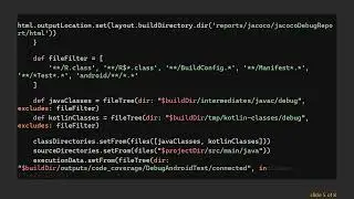 Generating Jacoco Code Coverage Report for Android Projects
