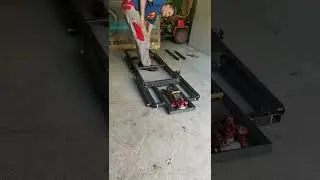 DIY motorcycle lifting table 👍