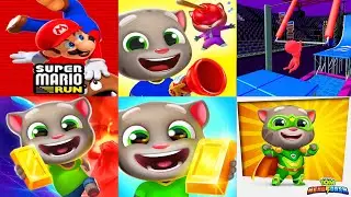 Super Mario Run, Tom Blast Park, Epic Fun Race 3D, Tom Gold Run, Talking Tom time Rush, Hero Dash