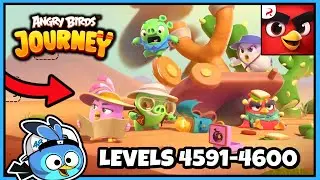 Прохождение Angry Birds Journey / Уровни 4591-4600 (Road Trip 🛣️)