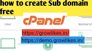 How to create Subdomain in C pannel| Smm panel script