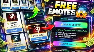 🔥 FREE FIRE ALL EMOTES UNLOCK 😱 | SEND ANY EMOTE FREE | SAGAR EMOTE WEB ⚡ #freefire 