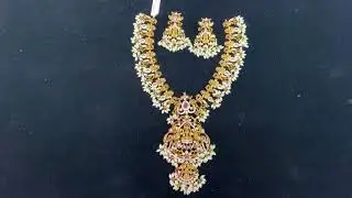 Latest matte finish jewellery | Guthapusal Short Necklace