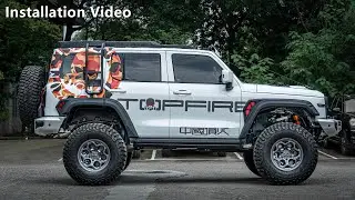 GWM TANK 300 TOPFIRE Roof Rack Installation