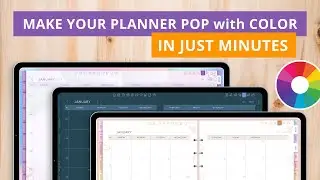 Customize Your iPad & Andoid Digital Planner | Change Themes, Colors & Styles Easily