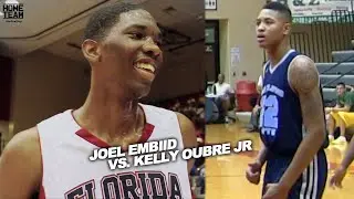 Joel Embiid Vs. Kelly Oubre Jr.. Philadelphia 76ers Teammates Go At It in High School