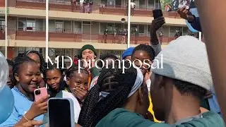 Matric dance promposal vlog (she said yesss😍) small talk with bsf +playing cards with my class mates