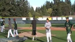 Timberline Blazers Gatorade Coach T after beating Yelm 23-1
