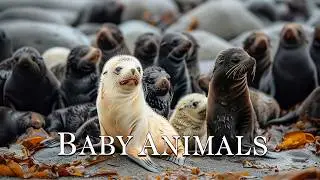 Magical World of Baby Animals 4K 💖 Amazing World Of Young Animals, Music Good Music For The Heart