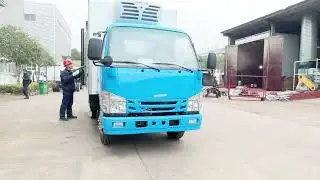 Isuzu ELF Diesel 3.5 Ton Refrigerator Truck, Mini Isuzu 3.5 Ton Refrigerator Truck 