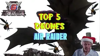 ABSOLUTE GAME CHANGERS! TOP 5 DRONES!!! (Air Raider) Earth Defense Force 6 (EDF 6)