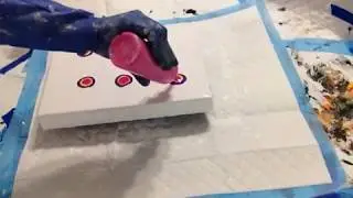 Acrylic Paint, Mallet Smash!
