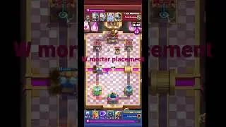 W mortar placement