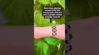 Would you wear something like this?  Kiwi Jasper with Onyx woven wire bracelet 🤩✨#jaspercrystal #diy