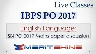 SBI PO 2017 Mains paper discussion (English Language)