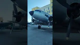 Военно - транспортный  самолёт Douglas DC-3C/C-47. Музей В - Пышма. #goldenmodelling #история