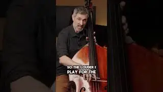 Speed, Weight, & Volume 🔊 #doublebass #shorts