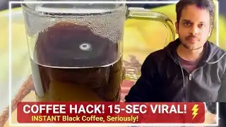 Instant Black Coffee Recipe | How to Make the Perfect Black Coffee | Black Coffee for Weight Loss