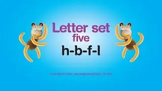 123 ABC Alphabet &bull; Learn Letter Set 5  &bull;  Week 5: h b f l