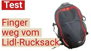 Lidl-Angebot von Crivit: LED-Fahrradrucksack geht im Test kaputt