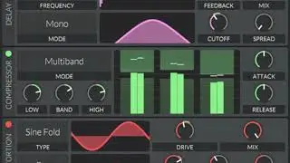 Effects UI design and colors (no sound)