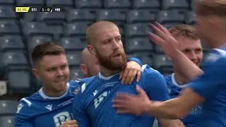 Shaun Rooney gives St Johnstone the lead in Scottish Cup final against Hibernian