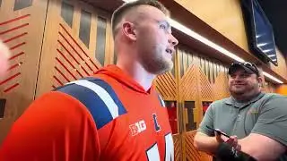 Illini Media Day: Tight end Cole Rusk