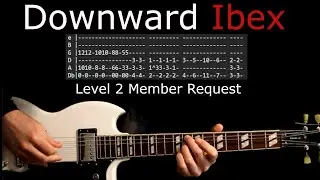 Downward Ibex Guitar Lesson / Guitar Tab / Guitar Tabs / Guitar Chords / Guitar Cover