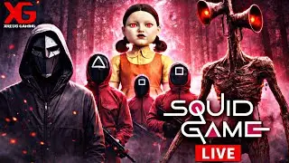 🔥Squid Game Live 🔴 Dont Move Or Die Gameplay ☠️🤯
