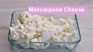 How To Make Mascarpone Cheese at Home No Cheese Muslin/#Recipe389CFF
