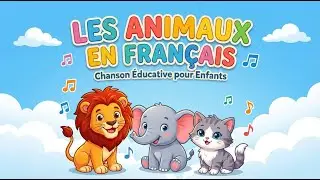 Les Animaux en Fran&ccedil;ais 🐶🐱🦁 Chanson &Eacute;ducative pour Enfants | Comptine Maternelle