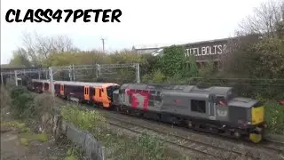 ROG 37510 'Orion' Dragging West Midlands Railway 730007 Through Darlaston Junction, 5Q65
