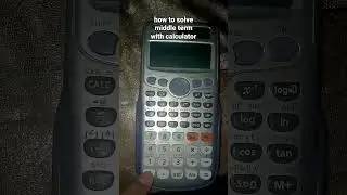 middle term factor solving trick!