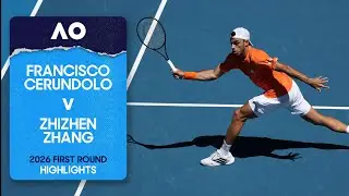 Francisco Cerundolo v Zhizhen Zhang Highlights | Australian Open 2026 First Round