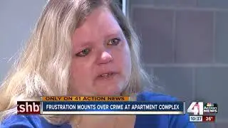 Anger mounts over crime at apartment complex