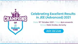 Celebrating Excellent Results in JEE (Advanced) 2021 | Champions of Aakash BYJU'S