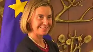 EU foreign policy chief meets Indian foreign minister in New Delhi