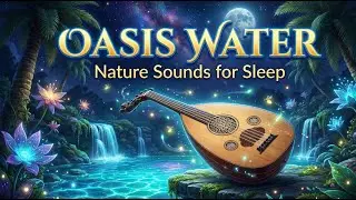 Nature Sounds for Sleep: Oasis Water | 2 Hour Relaxing River & Birds with Soft MIDDLE EASTERN