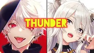 Nightcore - Thunder from Gabry Ponte, LUM!X, Prezioso (Switching Vocal)