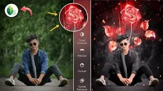 Snapseed Creative Photo Editing |Snapseed Rose Photo Editing | SnapseedPhoto Editing