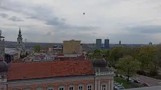 View from Mama Shelter hotel-restaurant in Belgrade